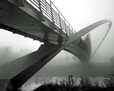 Photography titled "MILLENIUM BRIDGE IN…" by Stephen Conroy, Original Artwork, Digital Photography