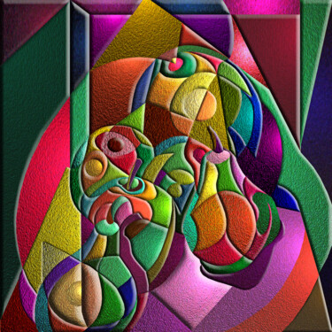 STILL LIFE OF FRUITS Arts numériques intitulée "STILL LIFE OF FRUITS" par Stephen Conroy, Œuvre d'art originale, Travail numérique 2D