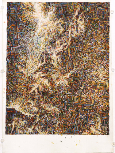 "The fall, after Rub…" başlıklı Tablo Stephen Grossman tarafından, Orijinal sanat, Guaş boya