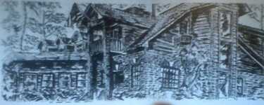 Drawing titled "Hospitality House" by Stephen J. Vattimo, Original Artwork, Other