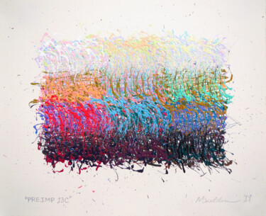 Painting titled ""PREIMP 13C"" by Stephen Mauldin, Original Artwork, Acrylic