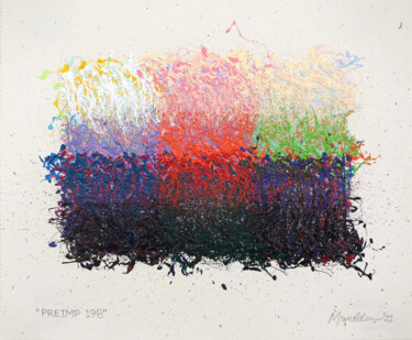 Pittura intitolato ""PREIMP 19B"" da Stephen Mauldin, Opera d'arte originale, Acrilico