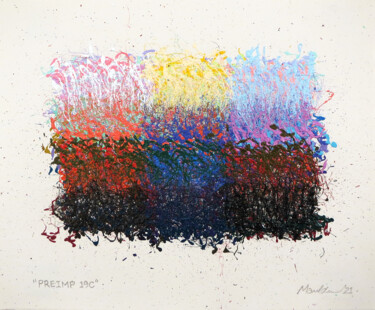 Pittura intitolato ""PREIMP 19C"" da Stephen Mauldin, Opera d'arte originale, Acrilico