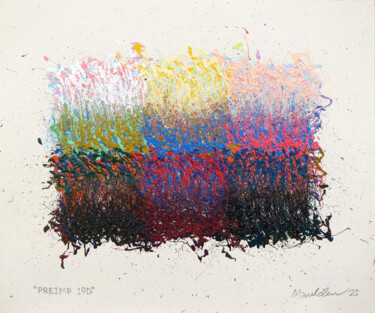 Pittura intitolato ""PREIMP 19D"" da Stephen Mauldin, Opera d'arte originale, Acrilico