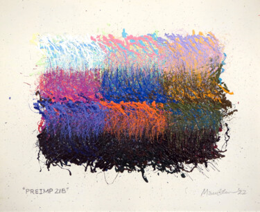 Peinture intitulée ""PREIMP 21B"" par Stephen Mauldin, Œuvre d'art originale, Acrylique