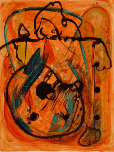 Malerei mit dem Titel "MALIBU SUNSET" von Stephen Lucas, Original-Kunstwerk, Acryl