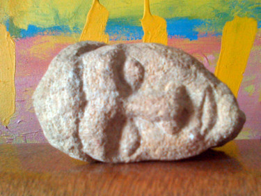 Sculpture titled "Little Head" by Stephen West, Original Artwork, Stone