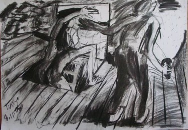 Drawing titled "two in loft" by Stephen West, Original Artwork