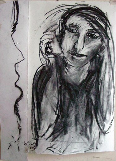 Drawing titled "Mobile Call 2" by Stephen West, Original Artwork, Other