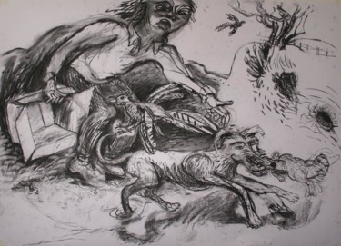 Zeichnungen mit dem Titel "Raw Drawing" von Stephen West, Original-Kunstwerk, Andere