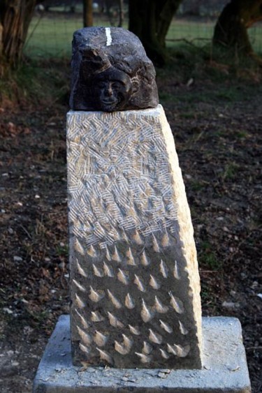 Sculpture titled "Gwenllian" by Stephen West, Original Artwork, Stone