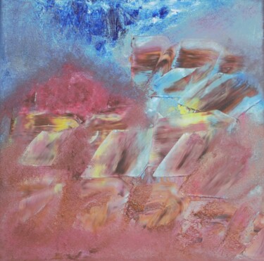 Gentle Nature Abend 3/12 Malerei mit dem Titel "Gentle Nature Abend…" von Karin Sternberg, Original-Kunstwerk, Öl