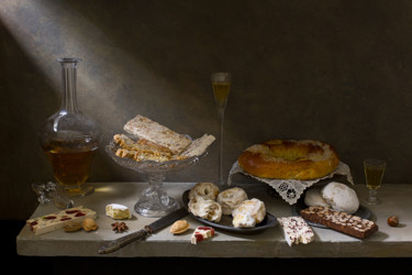 Fotografia zatytułowany „La table aux douceu…” autorstwa Steve Drevet, Oryginalna praca, Fotografia cyfrowa