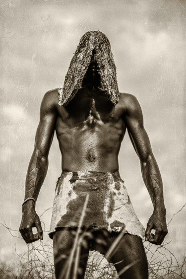 Fotografía titulada "Chaman des cendres…" por Steve Drevet, Obra de arte original, Fotografía digital