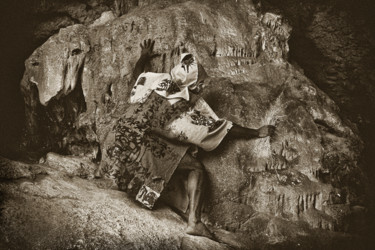 Fotografia intitulada "Chaman des grottes…" por Steve Drevet, Obras de arte originais, Fotografia digital