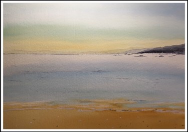 Painting titled "Tranquility" by Steve Lovegrove, Original Artwork, Watercolor