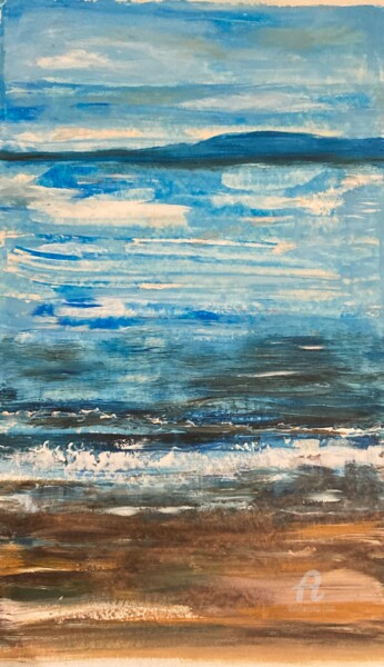 Pittura intitolato "Shoreline" da Steve Phillips, Opera d'arte originale, Olio