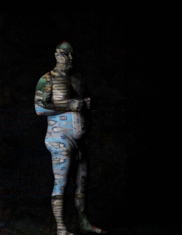 Digitale Kunst mit dem Titel "Pentimento--The Myt…" von Steve Rasmussen, Original-Kunstwerk, Manipulierte Fotografie