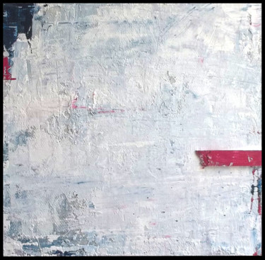 Peinture intitulée "FLAG (red, white, b…" par Steve Beck, Œuvre d'art originale, Autre