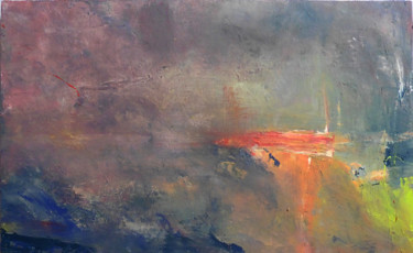 Painting titled "(Mont Vinaigre) la…" by Steve Beck, Original Artwork