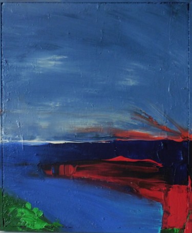 Painting titled "Depart du Tartane d…" by Steve Beck, Original Artwork