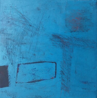 Schilderij getiteld "Zylothon" door Stephen Cunliffe, Origineel Kunstwerk, Acryl Gemonteerd op Frame voor houten brancard