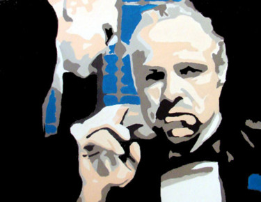 Schilderij getiteld "The Godfather" door Steve Haes, Origineel Kunstwerk
