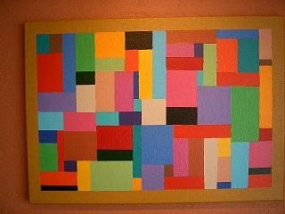 Painting titled "Colours part 2" by Steven Lilley, Original Artwork, Oil