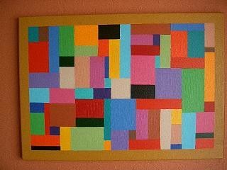 Painting titled "Colours Part 2" by Steven Lilley, Original Artwork, Oil