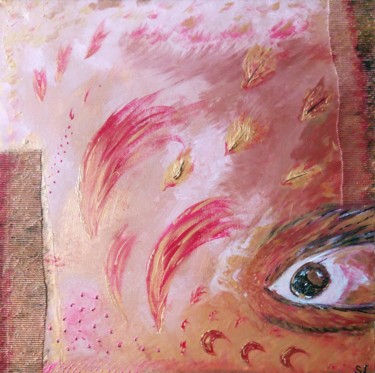 Pittura intitolato "L'observatoire" da Sandra Thomas, Opera d'arte originale, Acrilico