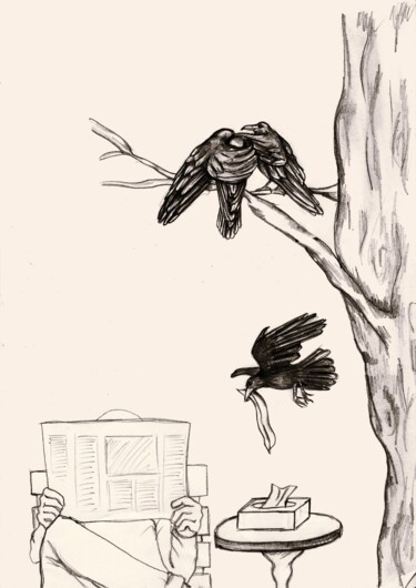 Rysunek zatytułowany „FRIENDSHIP” autorstwa Stina Lundberg, Oryginalna praca, Ołówek