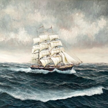 Peinture intitulée "Velero" par Stjepan Lezaic (Pepi), Œuvre d'art originale, Huile