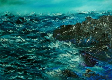 Painting titled "Path to the Sea" by David Snider, Original Artwork