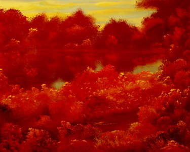 Schilderij getiteld "Autumn Memories" door David Snider, Origineel Kunstwerk