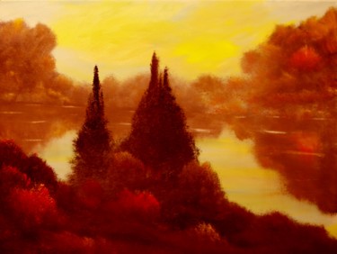 Painting titled "Early Autumn" by David Snider, Original Artwork