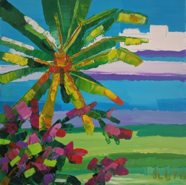 Pittura intitolato "Florida Beach" da Stoyan Lechtevski, Opera d'arte originale, Acrilico