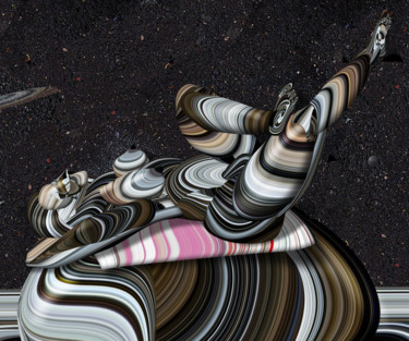 Arts numériques intitulée "Lunar tanning" par Alexander Stotsky, Œuvre d'art originale, Peinture numérique