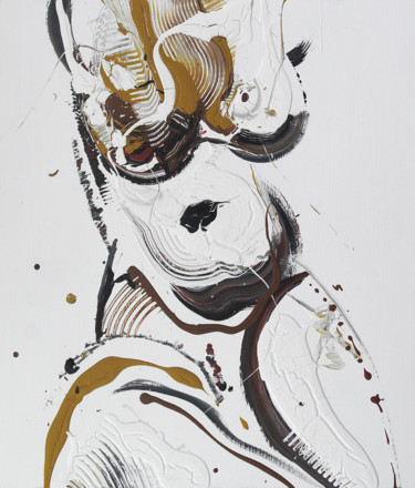 Pintura intitulada "Nude—115" por Alexander Stotsky, Obras de arte originais, Acrílico