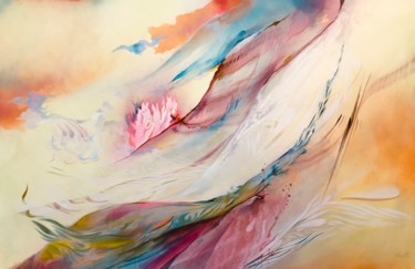 Картина под названием "EMERGENCE" - Strait Faya, Подлинное произведение искусства, Рисунок распылителем краски