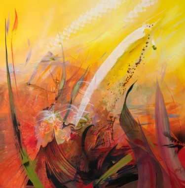 Malerei mit dem Titel "NATURE SPIRIT" von Strait Faya, Original-Kunstwerk, Acryl