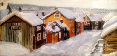 Картина под названием "Второй норвежский э…" - Игорь Бочкарев (И.Б.), Подлинное произведение искусства, Масло
