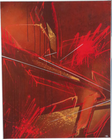 Peinture intitulée "Suprême" par Stratoster, Œuvre d'art originale, Bombe aérosol