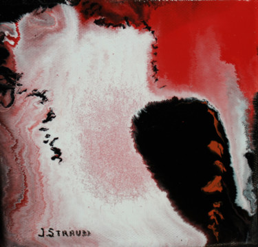 Peinture intitulée "pochade-v-15-x-15.j…" par Jacques Strauss, Œuvre d'art originale