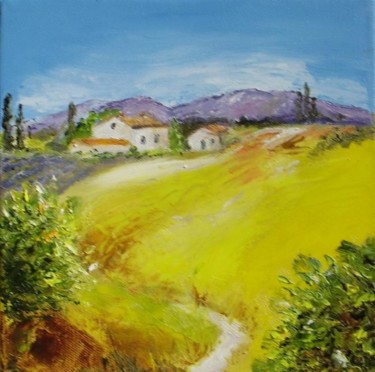 Peinture intitulée "Provence 1" par Géraldine Streichert, Œuvre d'art originale, Huile