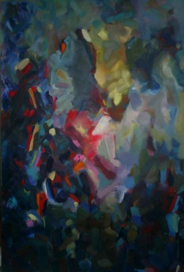 Painting titled "нежность" by Iulii Yuliy Streltsov Streltsov, Original Artwork, Oil