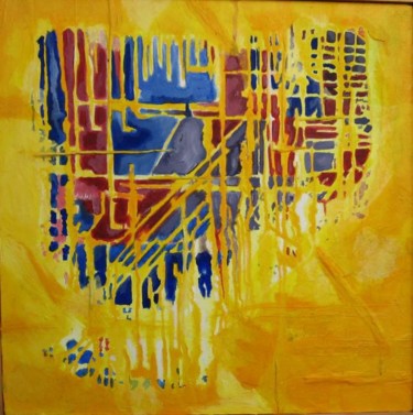 Painting titled "Windows" by Dr. Roseann Labrocca, Original Artwork