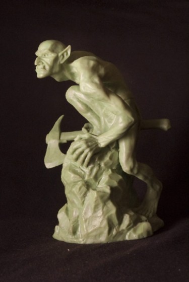 Sculpture titled "тролль" by Strix, Original Artwork