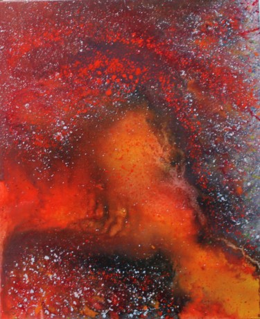 Malerei mit dem Titel "Universe" von Janez Štros, Original-Kunstwerk, Öl