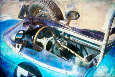 Photographie intitulée "Formula Vee Cockpit" par Stuart Row, Œuvre d'art originale, Photographie numérique