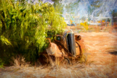 Fotografie getiteld "Rusty Wreck 1" door Stuart Row, Origineel Kunstwerk